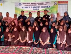 Zulfadli Oyong Saweu Sikula SMAN 1 Ranto Peureulak bersama HIMAT