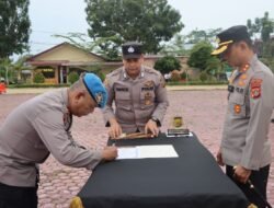 Kapolres Aceh Timur Pimpin Penandatanganan Pakta Integritas Bebas Narkoba
