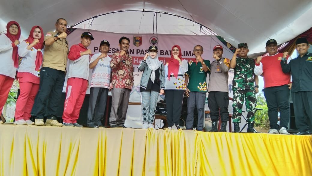 Bupati Tanggamus Resmikan Pasar Batu Lima Pekon Sidomulyo Kecamatan Air Naningan