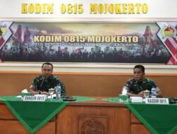 Dandim 0815/Mojokerto Pimpin Sidang Pankar