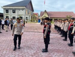 Usai Apel Pagi, Personel Polres Aceh Timur Latihan Perdaspol