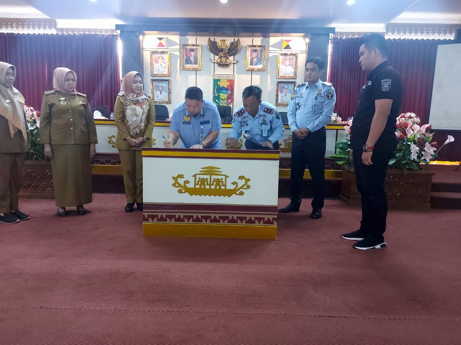 Teken MoU dengan Pemda Tanggamus, Rutan Kota Agung Jadi 'Napas Dapduk'