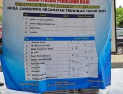 Pemdes Jambuwok Adakan Ujian Kepala Dusun Brumbung