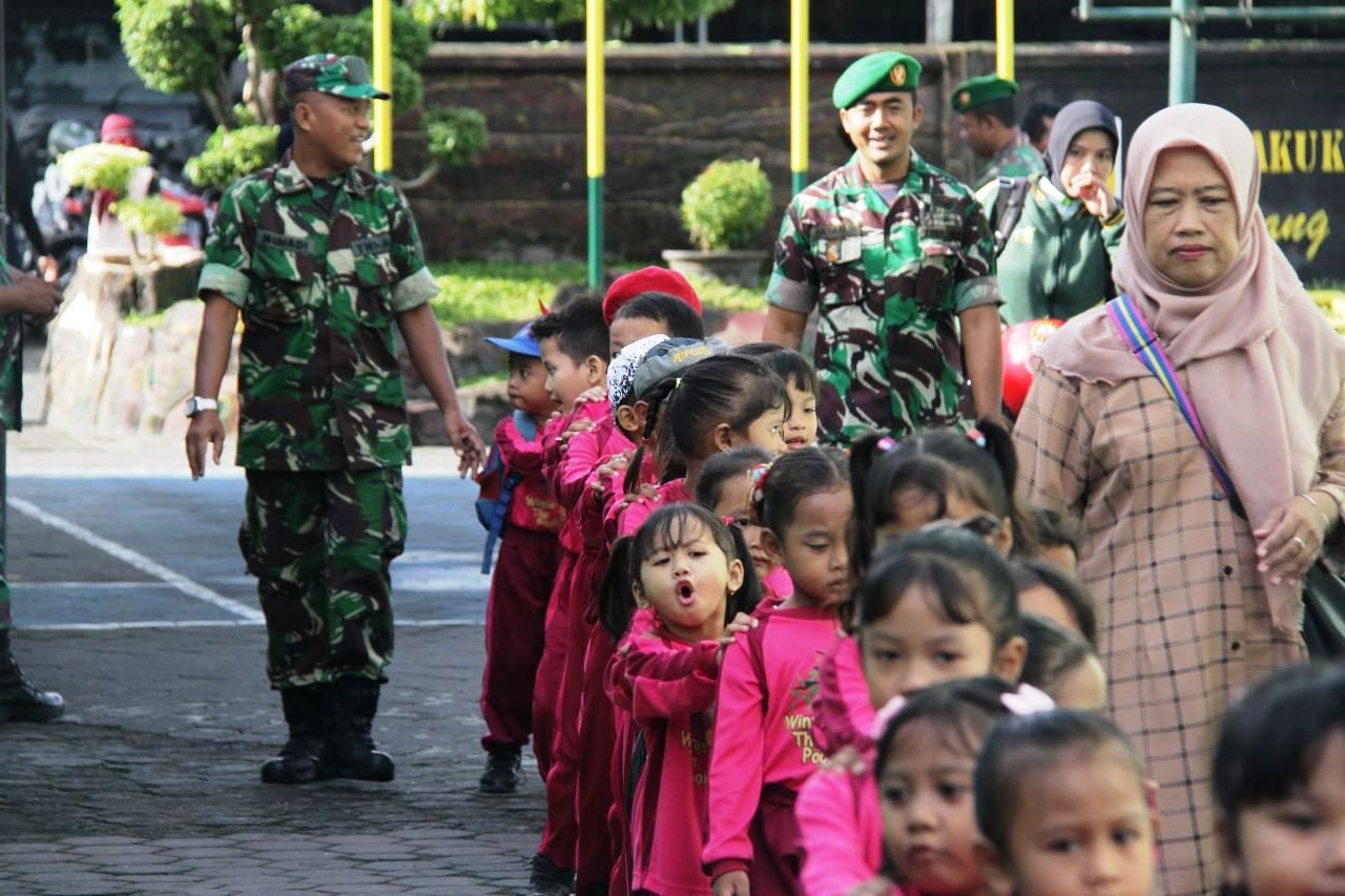 Markas Kodim 0815/Mojokerto Sasaran Kunjungan Pendidikan