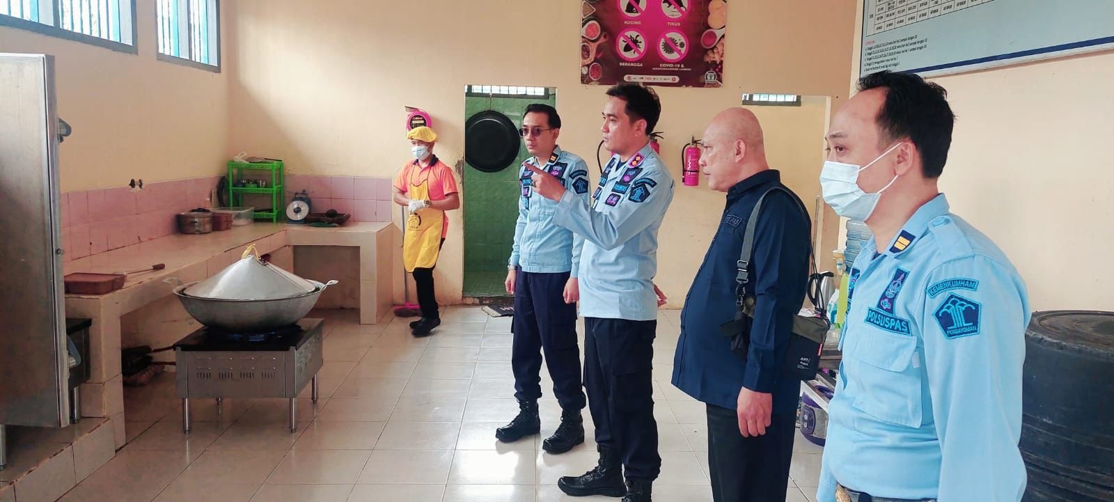 Ditwatkeshab Survei Uji Fungsi Sanitasi dan Kesehatan Lapas Kotaagung