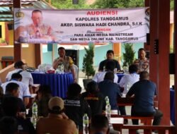 Kapolres Tanggamus Gelar Silaturahmi dan Audiensi Bersama Awak Media