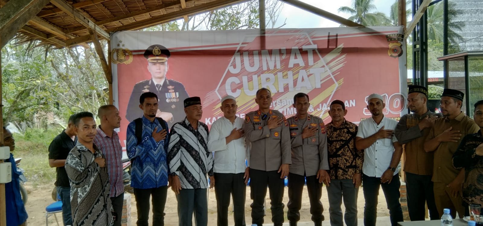 Ini Curhat Warga Idi Tunong kepada Kapolres Aceh Timur