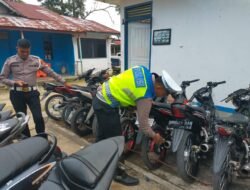Respon Cepat Keluhan Warga, Satlantas Polres Aceh Timur Amankan Puluhan Sepeda Motor Berknalpot Brong