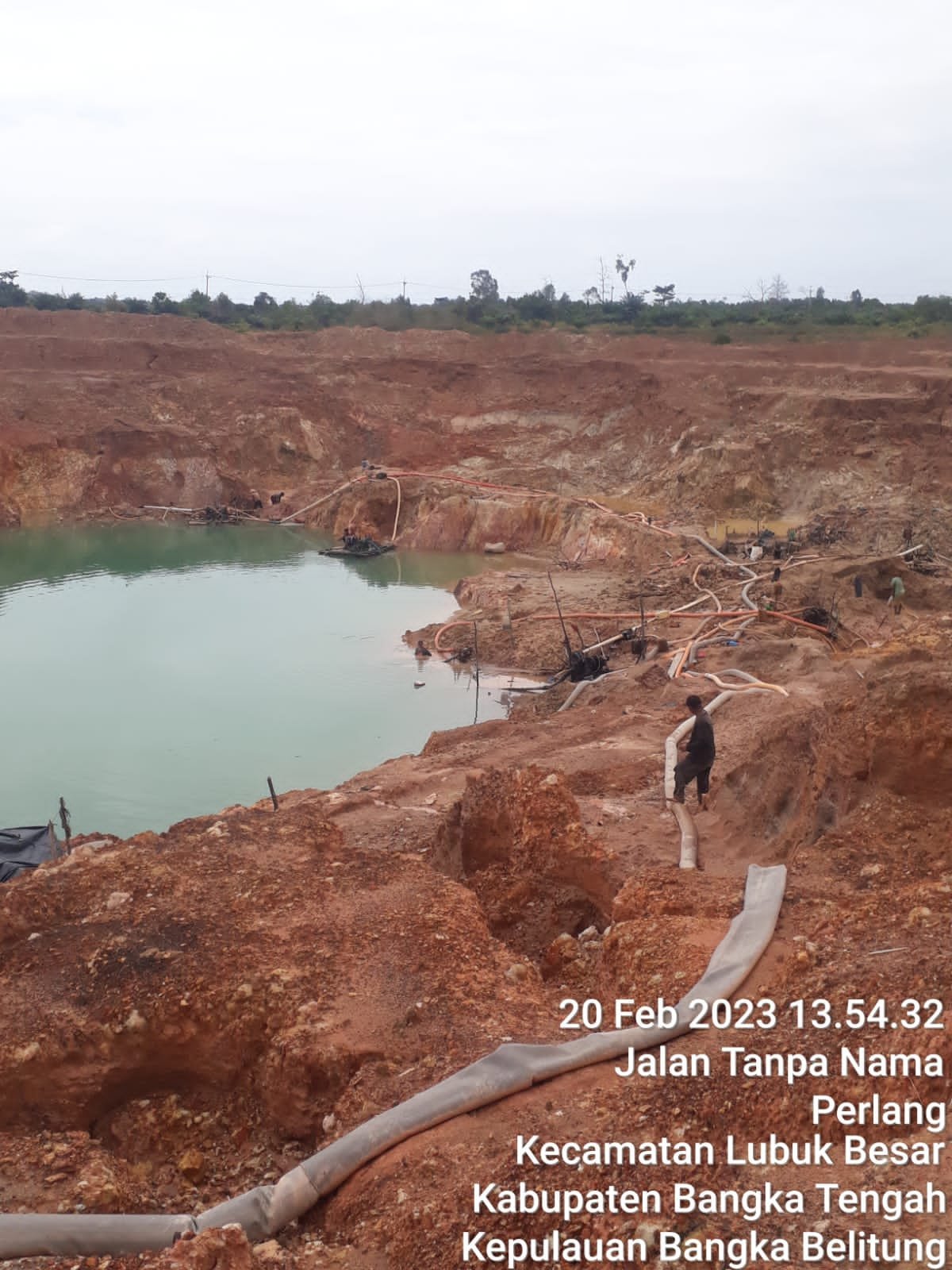 Lahan Eks Kobatin Sekarang Jadi Tempat Penambang Timah Ilegal