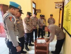Nyatakan Perang Terhadap Narkoba, Anggota Polsek Idi Rayeuk Tandatangani Pakta Integritas Bebas Narkoba