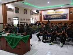 Dandim 0815/Mojokerto Ikuti Grand Launching APP ETWP AD & Penyerahan Simbolis Seragam PNS TNI AD Secara Virtual