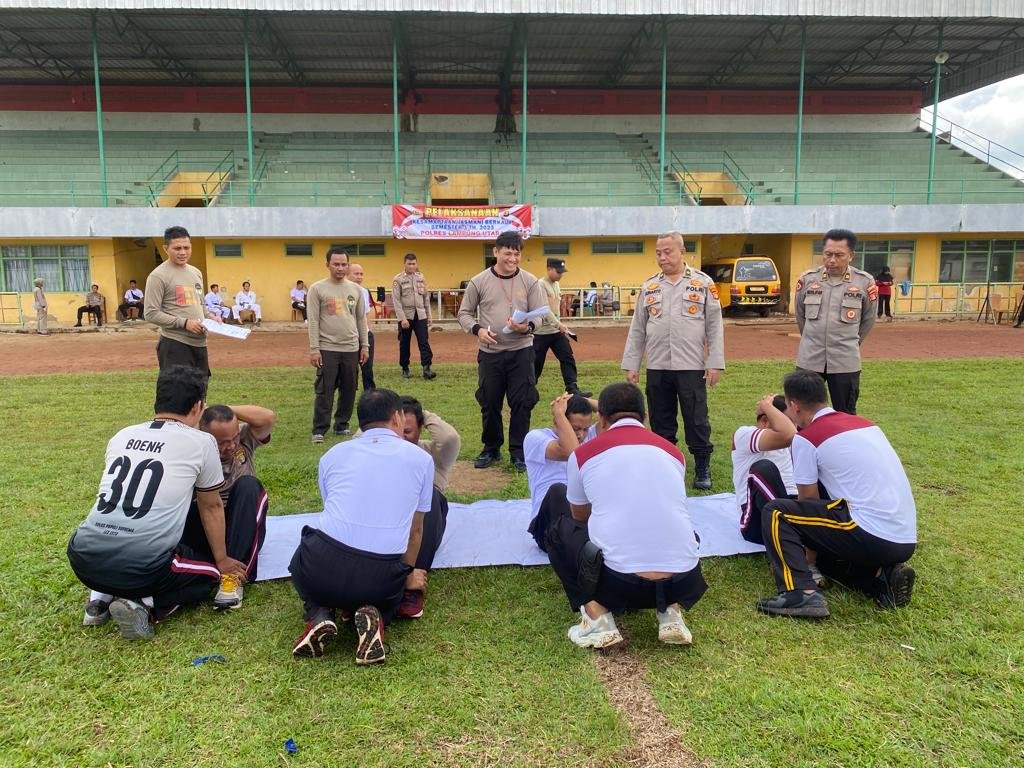 Jaga Kesehatan Personel, Polres Lampung Utara Gelar TKJ