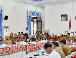 Bupati Anwar Sadat Ikuti Rakor Pengendalian Inflasi Daerah Tahun 2023 Secara Virtual