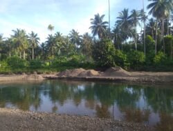 Warga Meminta Polres Halsel Hentikan Kegiatan Galian C PT Hijra Nusatama Diduga Tidak Kantongi Izin Di Desa Tokaka