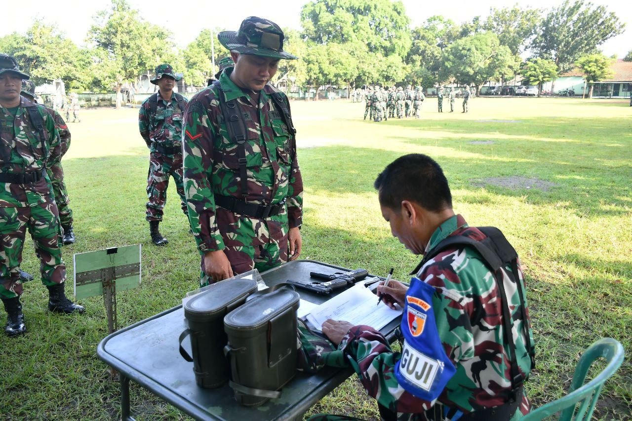 Prajurit Kodim 0815/ Mojokerto Ikuti UTP