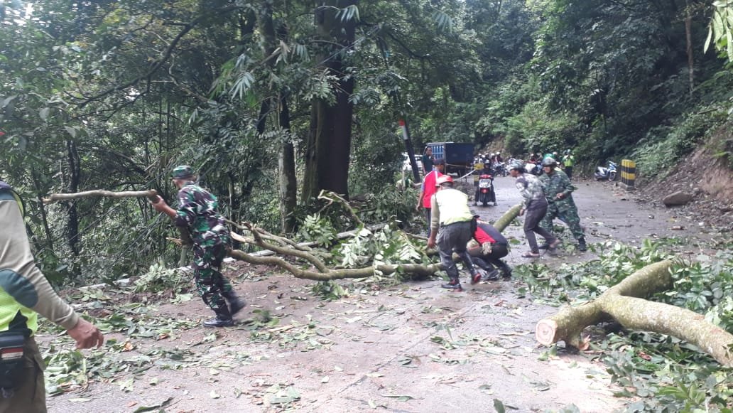 Kurangi Resiko Bencana, Koramil 0815-16/ Pacet Bareng Stakeholder Lakukan Mitigasi