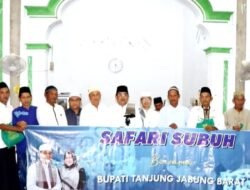 Bupati Anwar Sadat Laksanakan Safari Subuh Di Masjid Al-Falahin