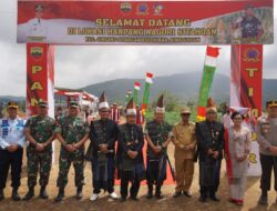 Danrem 022/PT Dampingi Pangdam I/BB Launching Ketahanan Pangan Korem 022/PT di wilayah Kabupaten Simalungun