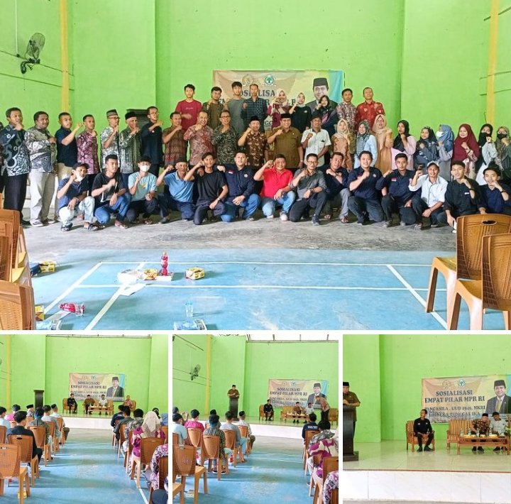 Sosialisasi 4 Pilar, HBA Berharap Dan Inovasi Pemuda Karang Taruna Pondok Meja Harus Dikembangkan