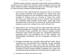 Media Tidak Harus Terdata di Dewan Pers