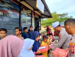 Menjabat Kapolsek Ranto Peureulak, Ipda Andi Ananta Santuni Puluhan Anak Yatim dan Silaturahmi Dengan Para Tokoh