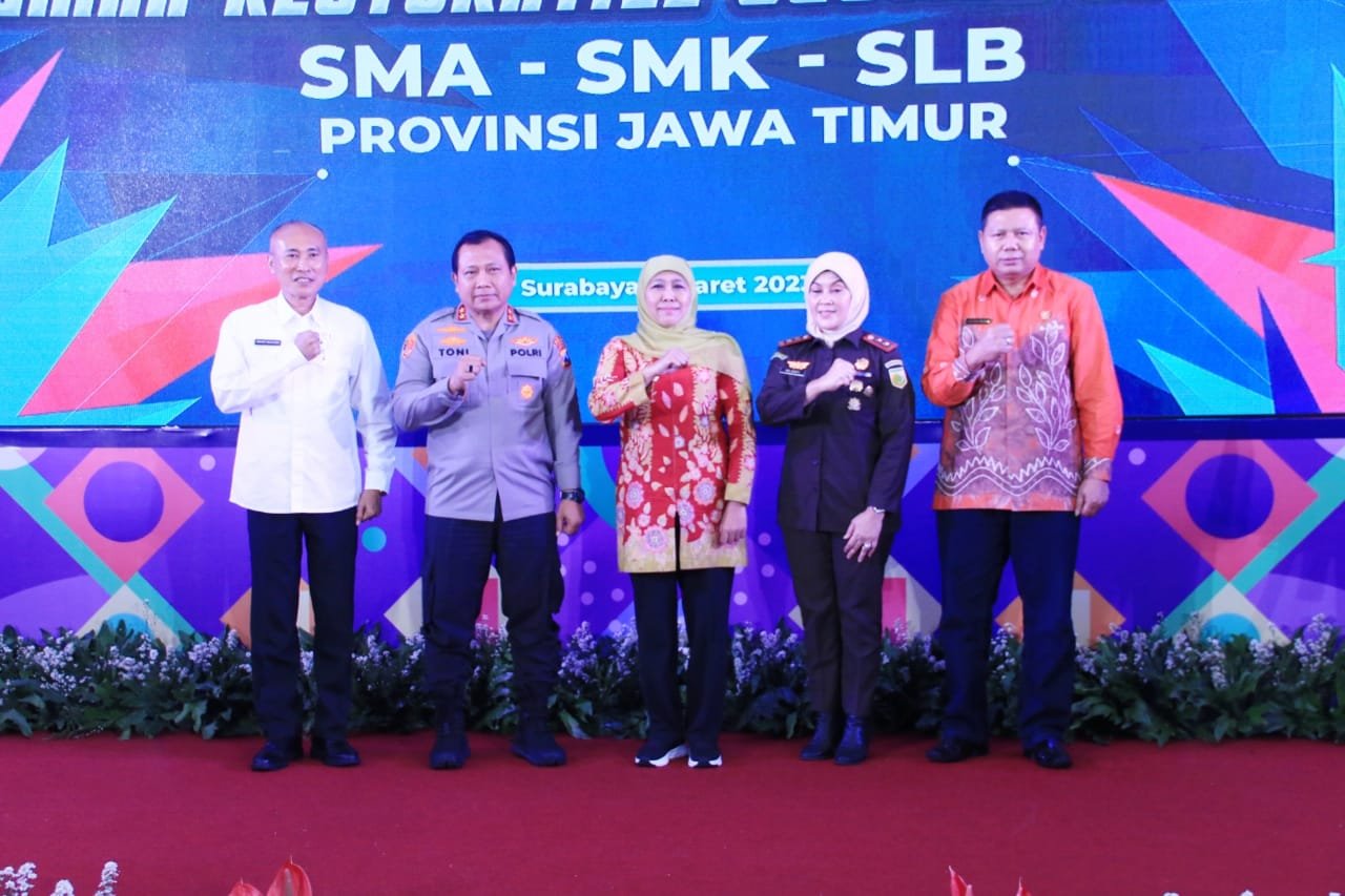 Forkopimda Jawa Timur Launching RRJS