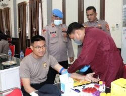 87 Personel Polres Aceh Timur Menjalani Pemeriksaan Kesehatan Berkala