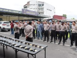 Antisipasi Penyalahgunaan, Sipropam Polresta Mojokerto Cek Senpi Anggota