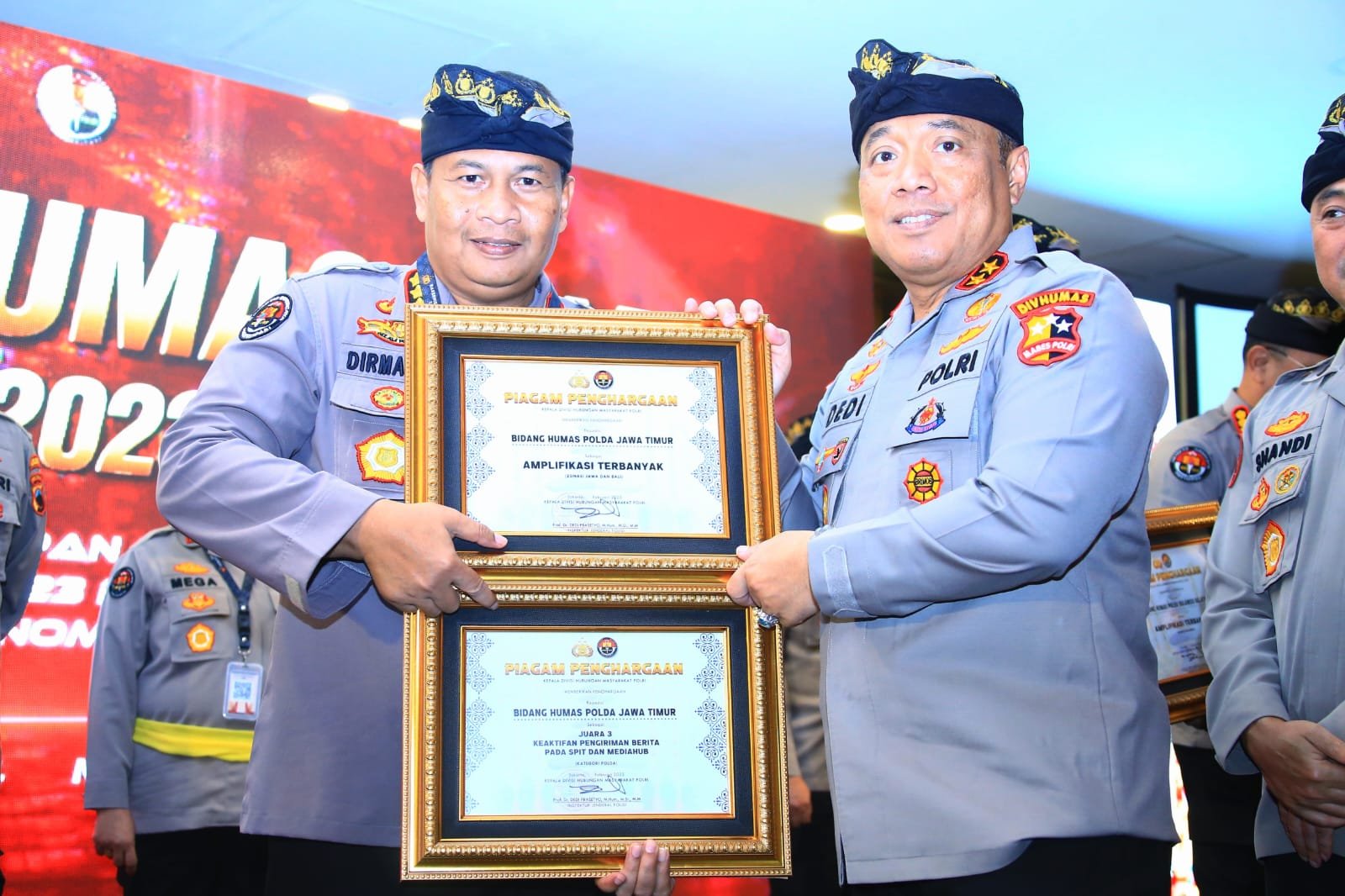 Raih Dua Penghargaan, Kabid Humas: Polda Jatim Siap Amankan Tahapan Pemilu 2024
