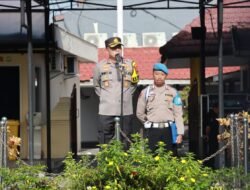 Tekankan Kebersihan Mako, Kapolresta Mojokerto : Sesungguhnya Kebersihan Sebagian Dari Pada Iman