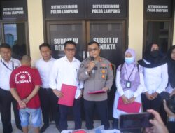 Polda Lampung Tangkap Pelaku Rudapaksa Dan Penculikan Anak Asal Kota Serang-Banten