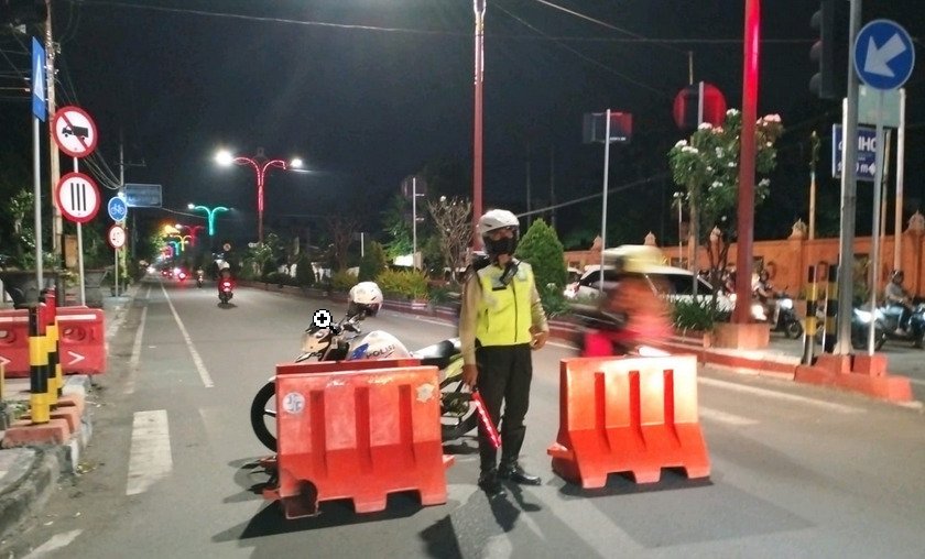 Polisi Siapkan Jalur Alternatif Cegah Macet Imbas Pengecoran Jalan Bypass di Kota Mojokerto