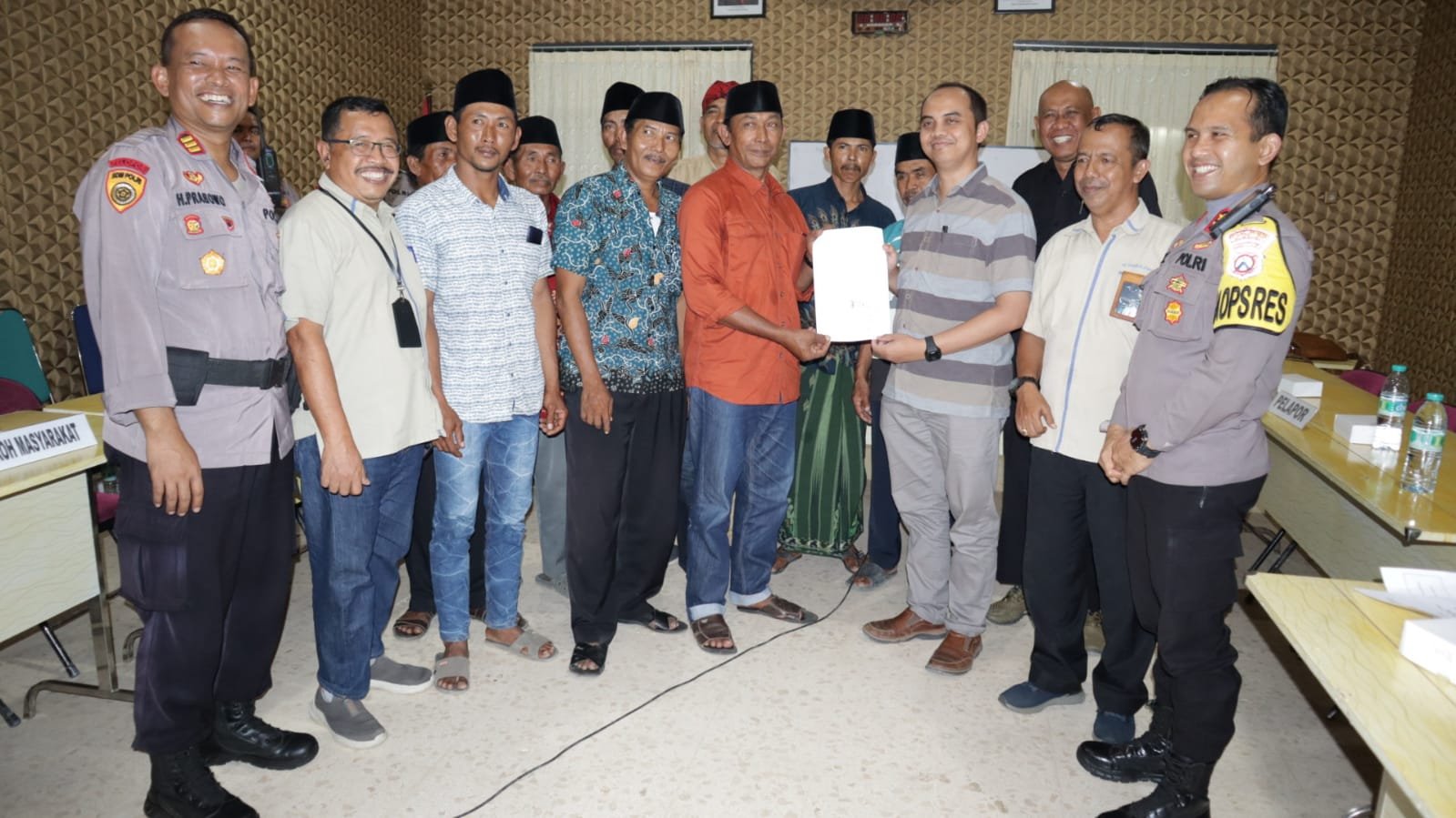 Polres Sumenep Selesaikan Konflik Tanah PT Garam Secara Restoratif Justice