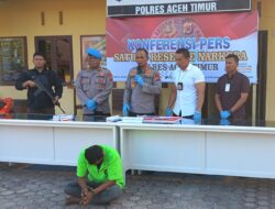 Pengedar Narkoba Ditangkap di Idi Cut, Polisi Amankan 40 Paket Sabu