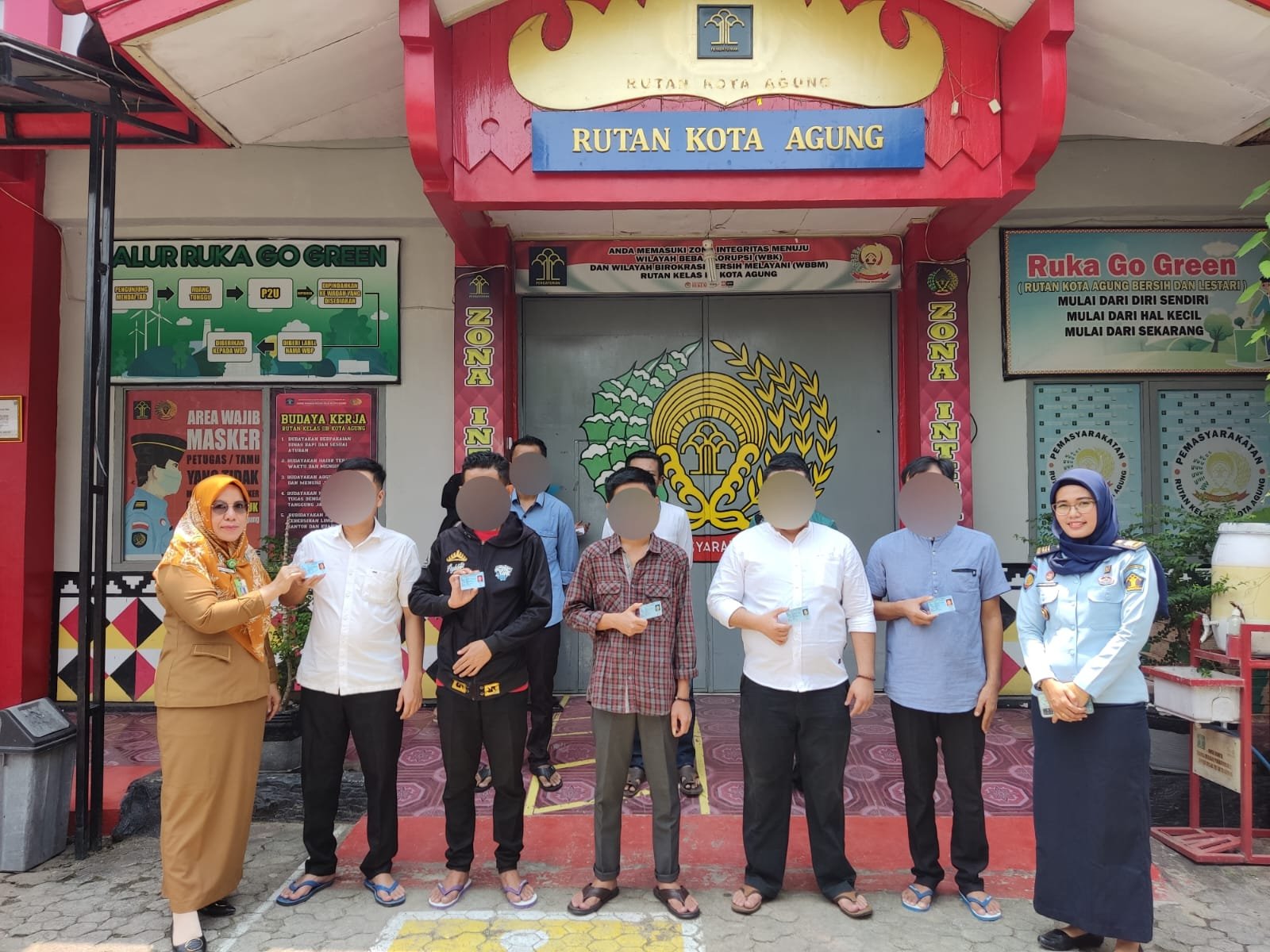 Hore... Bebas, WBP Rutan Kota Agung Langsung Dapat KTP Elektronik