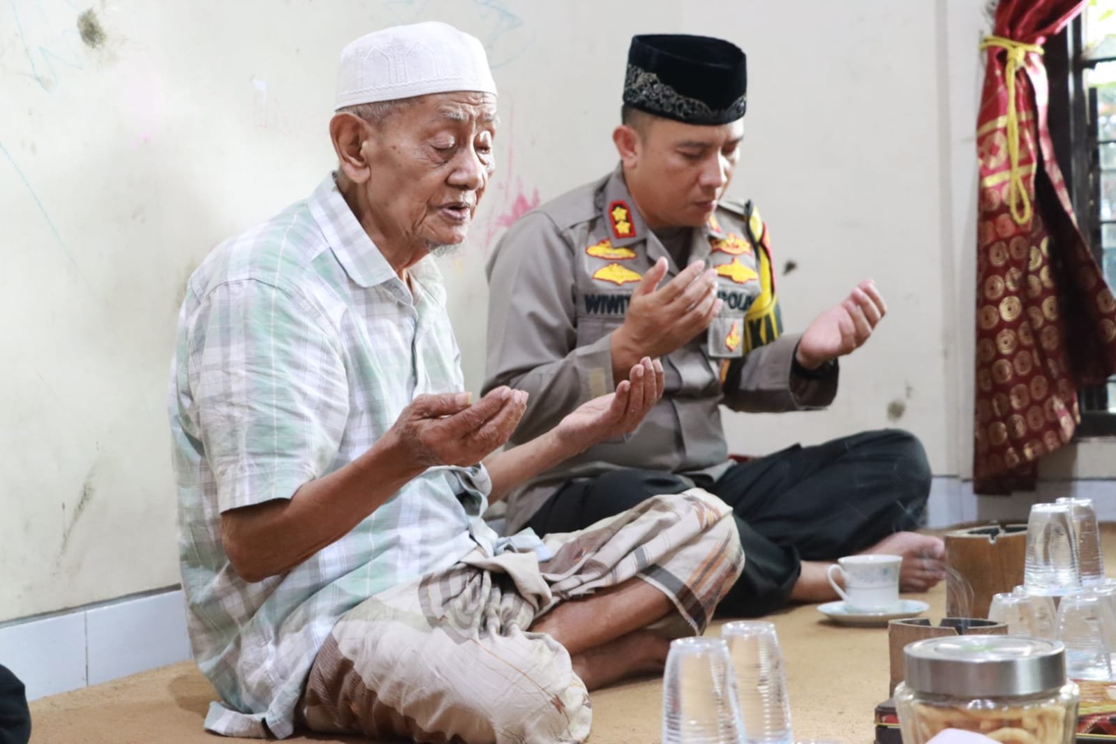 Jalin Sinergitas, Kapolresta Mojokerto Silaturahmi dengan Tokoh Agama