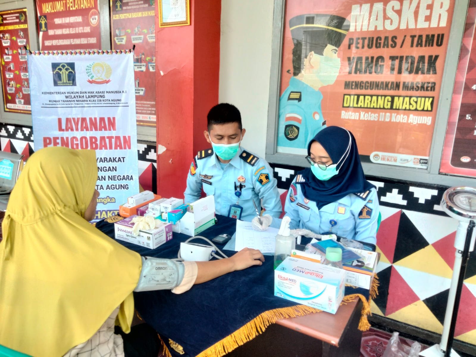 Peringati HBP Ke-59, Rutan Kota Agung Berikan Layanan Kesehatan Masyarakat Sekitar