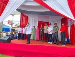 Polres Tanggamus Dan Jajaran Sebar Personel Pengamanan Karnaval Budaya