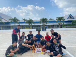 Champions Lastagung I Lapas Kotaagung Raih Juara 1 Turnamen Futsal Pekan Olahraga Pemasyarakatan Dalam Rangka HBP Ke- 59