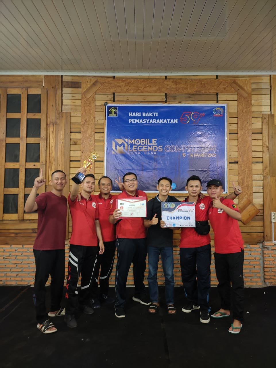 Atlet Rutan Kota Agung Raih Juara Dalam Gelaran Pekan OlahRaga Pemasyarakatan