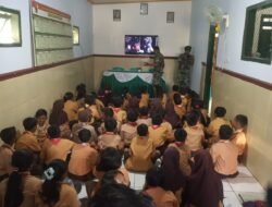 Koramil Kemlagi Terima Outing Class Pramuka SDN Mojodowo