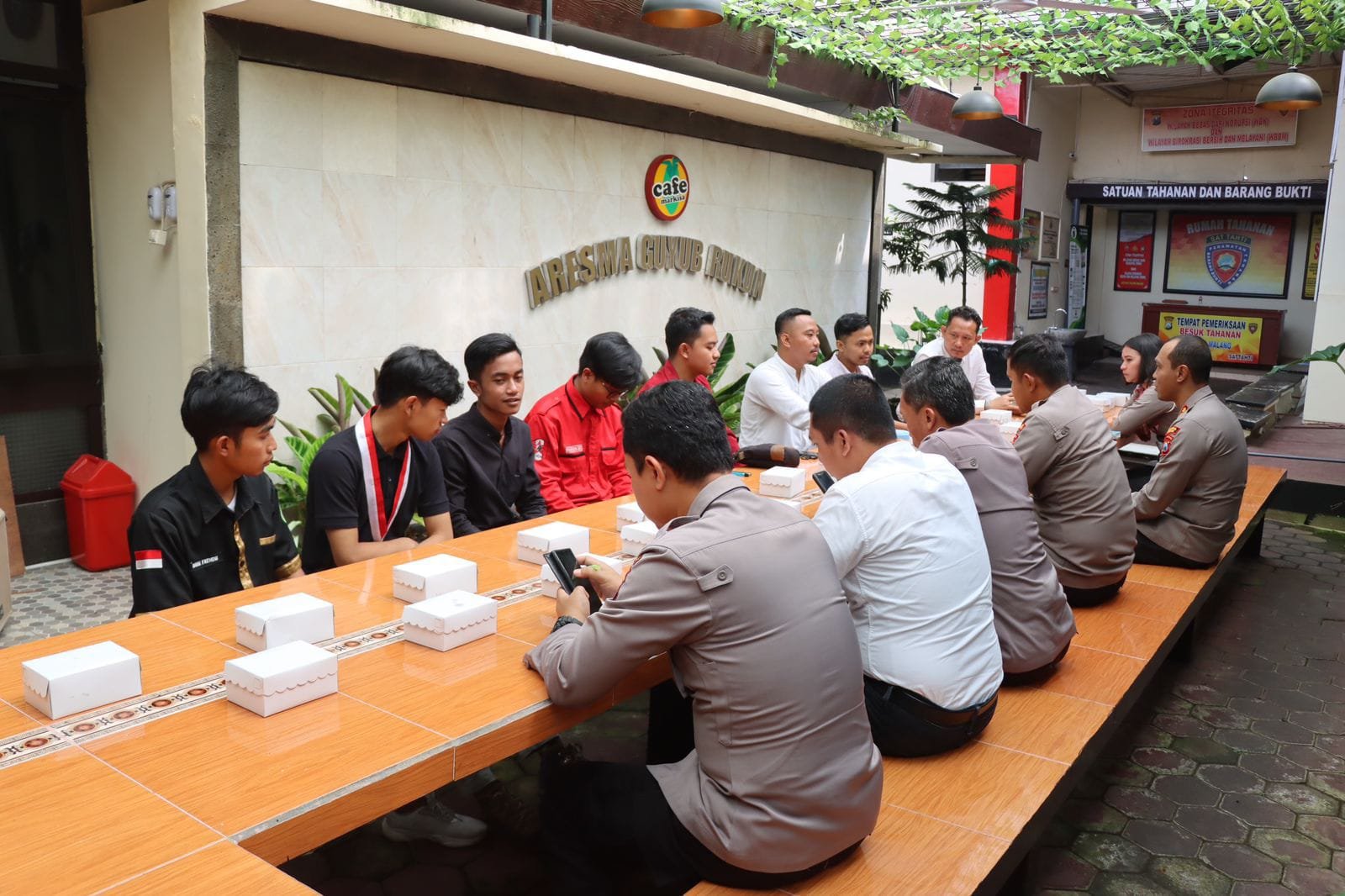 DPK GMNI AL-Qolam Malang Silaturahmi Ke Kapolres Malang