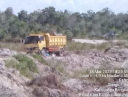 Diduga Melawan Hukum, Tambang Pasir Milik A John dan Aping di Desa Rebo Terus Beroperasi