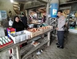 Menjelang Ramadhan, Polsek Jetis Polresta Mojokerto Gencar Patroli Pasar Tradisional
