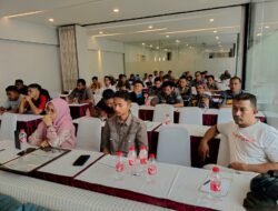 Bang Muslim DPR RI, Buka Pelatihan Jurnalistik yang Digelar PESAWAT di Aceh Timur