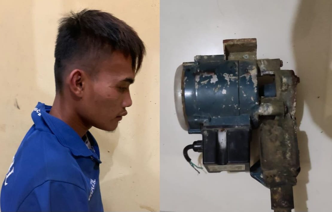 Polsek Kota Agung Tangkap Seorang Pencuri Mesin Pompa Air dan DPO Pelaku Lainnya