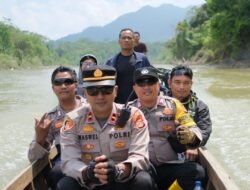 Tempuh Perjalanan 4 Jam, Kapolsek Simpang Jernih Sapa Warga Wilayah Terluar Aceh Timur