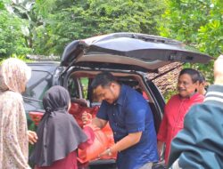 Dwinan Rahmandi Bagikan Bantuan Ke Korban Bencana Banjir Di Lampung Tengah