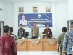 Pj. Bupati Bachyuni Buka Forum Konsultasi Publik di Aula Bappeda Muaro Jambi