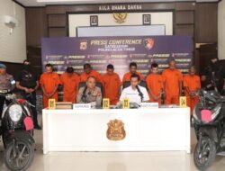 20 Hari Operasi Sikat, Polres Aceh Timur Amankan 11 Tersangka Kejahatan